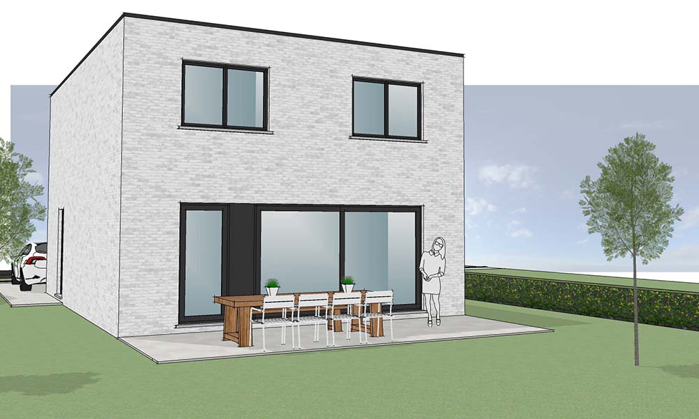 Nieuwbouwproject Hofstade (9308) - Heerlijkheidstraat: Open bebouwing lot 2