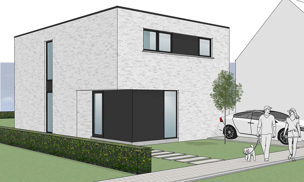 Nieuwbouwproject Hofstade (9308) - Heerlijkheidstraat: Open bebouwing lot 2