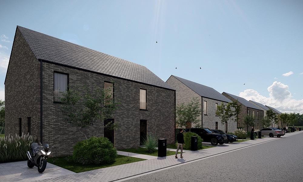Nieuwbouwproject Sint-Gillis-Bij-Dendermonde (9200) - Olieslagerstraat: Half open bebouwing lot 5