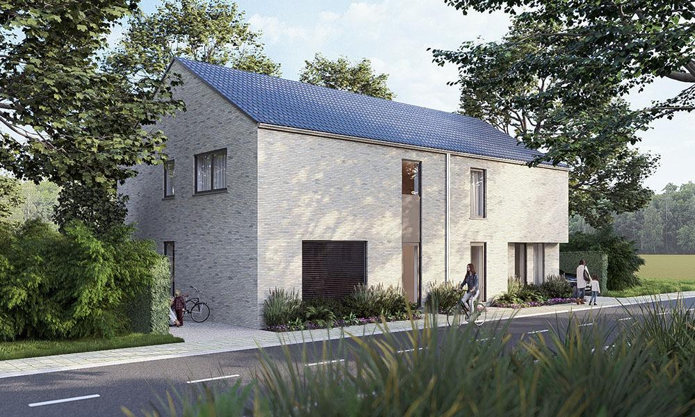 Nieuwbouwproject Zele (9240) - Heikant: Halfopen bebouwing lot 4