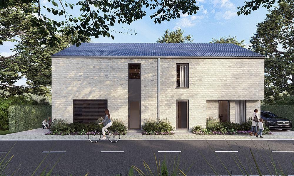 Nieuwbouwproject Zele (9240) - Heikant: Halfopen bebouwing lot 4