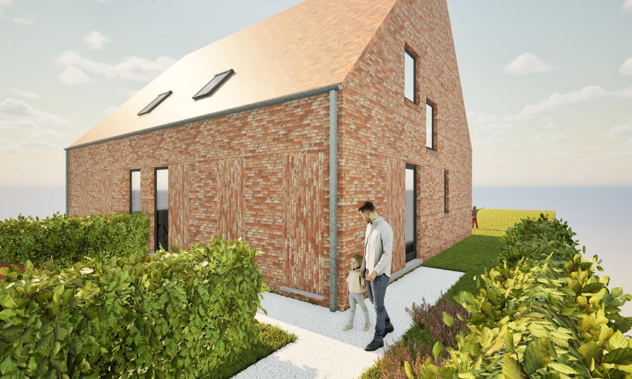 Nieuwbouwproject Lede (9340) - Bambochtweg: Halfopen bebouwing - lot 1