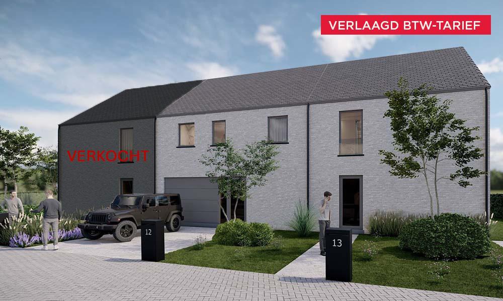 Nieuwbouwproject Sint-Gillis-Bij-Dendermonde (9200) - Olieslagerstraat: Gesloten bebouwing lot 12