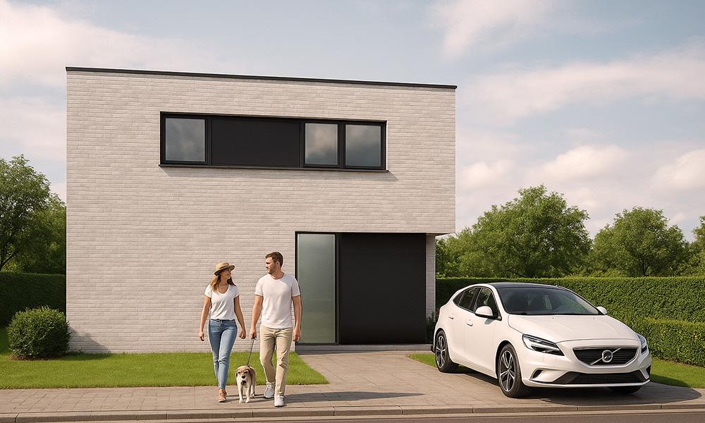 Nieuwbouwproject Steenhuize-Wijnhuize (9550 - Herzele) - Eikestraat: Halfopen bebouwing - lot 7