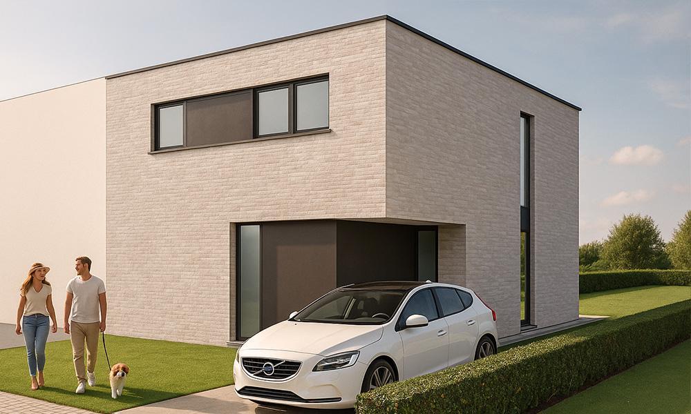 Nieuwbouwproject Steenhuize-Wijnhuize (9550 - Herzele) - Eikestraat: Halfopen bebouwing - lot 7
