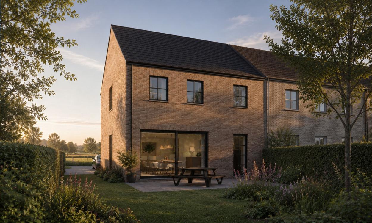 Nieuwbouwproject Steenhuize-Wijnhuize (9550 - Herzele) - Eikestraat: Halfopen bebouwing (pastorie) - lot 5