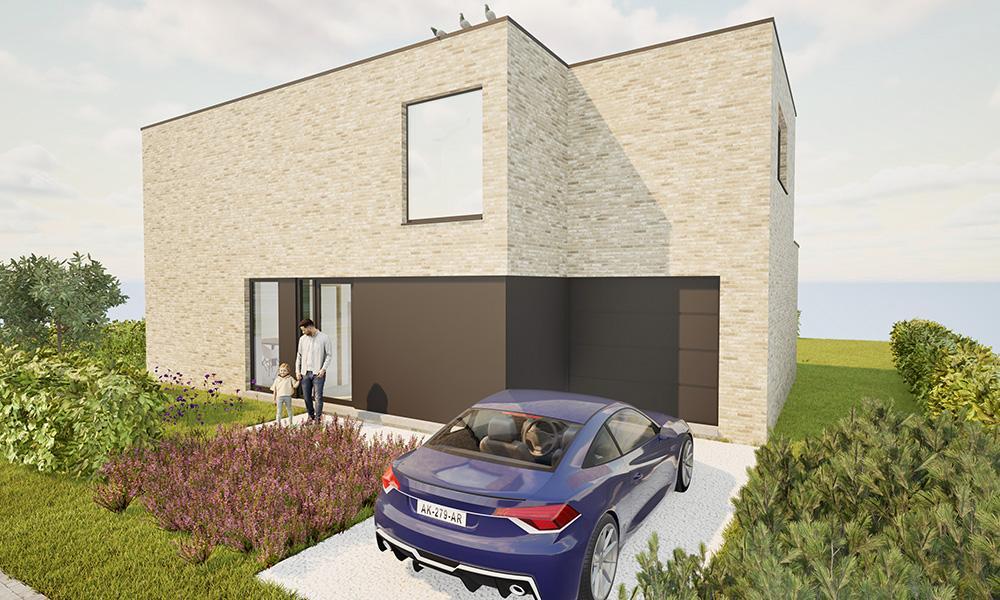 Nieuwbouwproject Hamme-Zogge (9220) - Meerstraat: open bebouwing lot 2