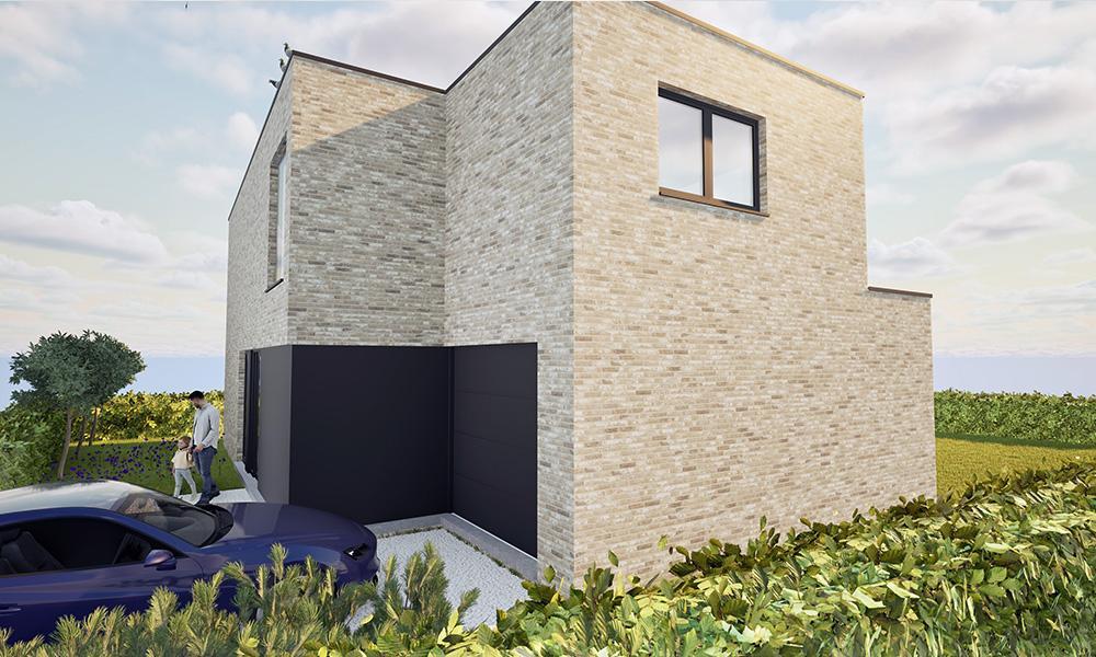 Nieuwbouwproject Hamme-Zogge (9220) - Meerstraat: open bebouwing lot 2