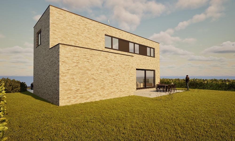 Nieuwbouwproject Hamme-Zogge (9220) - Meerstraat: open bebouwing lot 2