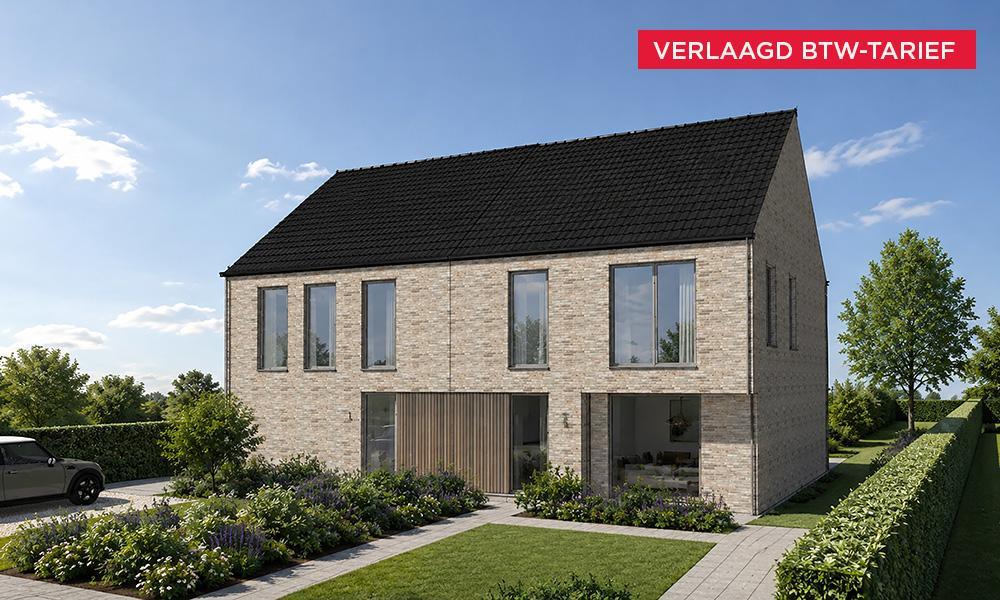 Nieuwbouwproject Sint-Amands (2890) - Larendries: Halfopen bebouwing lot 1