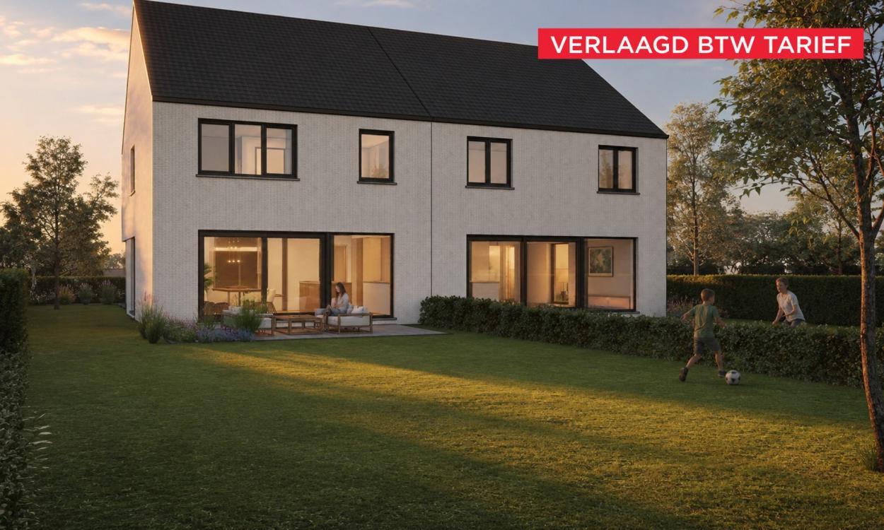 Nieuwbouwproject Hamme (9220) - Sint-Annastraat: Half open bebouwing - lot 2