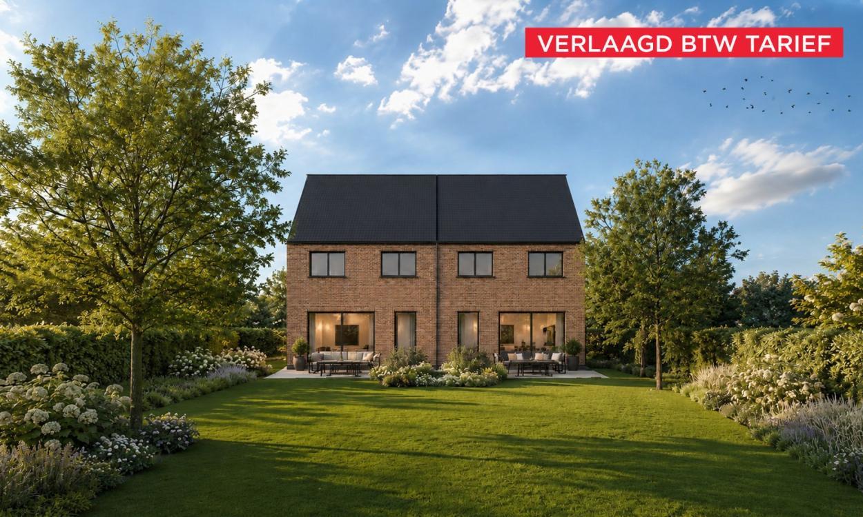 Nieuwbouwproject Berlare (9290) - Sint-Jobstraat: Halfopen bebouwing lot 2