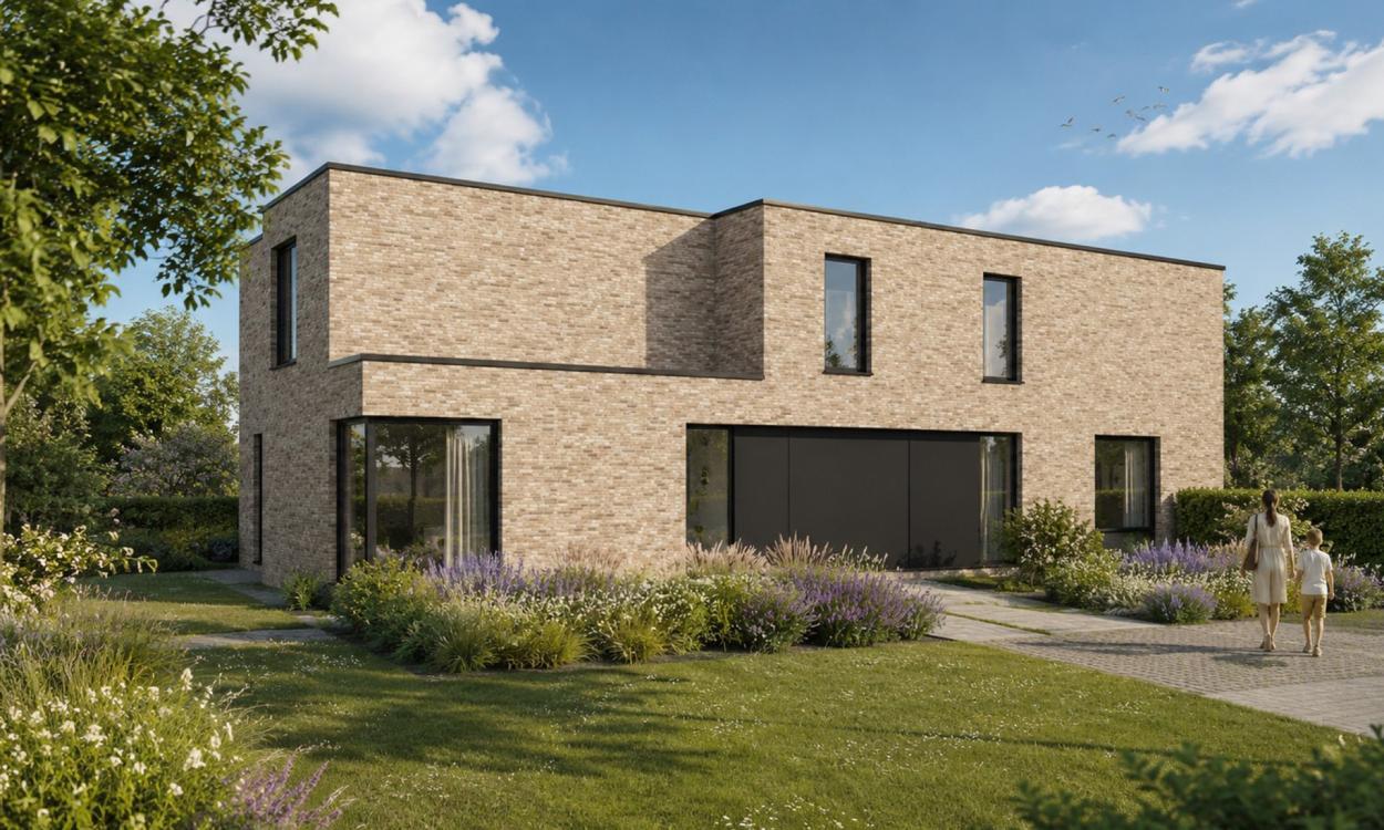 Nieuwbouwproject Oosterzele (9860) - Bierman: Half open bebouwing - lot 1